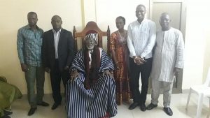 Avec le chef de canton de BOBO