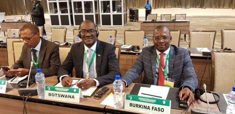 Le Secrétaire Permanent de l'ARCOP à la conférence des experts au Togo